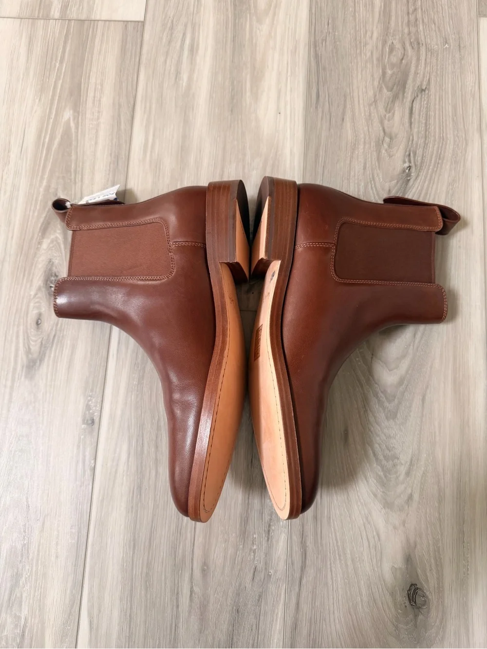 Coach Men’s Brown Leather Chelsea Boots US 7.5D NWT